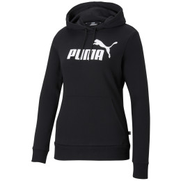 Sweat-shirt femme Puma ESS Logo Hoodie TR vert black