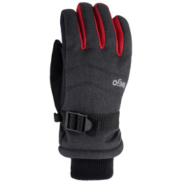 Gants de ski enfant Bejo Osian Jrb girs DarkGrayMelange/Black/ChineseRed