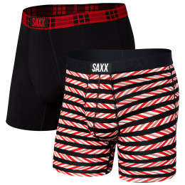 Caleçon Saxx Vibe Super Soft BB 2Pk 2023 rouge / noir MintyFresh/Black
