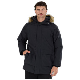 Veste d'hiver parka pour homme Fundango Spirit II Parka Jacket gris foncé washed black