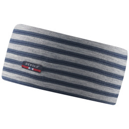 Bandeau Devold Breeze Headband kids gris / bleu Night stripes