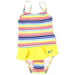 Maillot bain enfant Aquawave Sofia jaune StripePrint/SulfurSpring/Poseidon