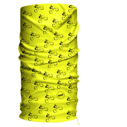 Foulard multifonctionnel H.A.D. Bike jaune FlooYellow