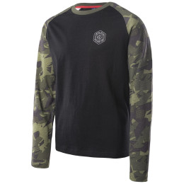 T-shirt enfant Bejo Rick Ls Jrb vert Black/Deep Depths Moro