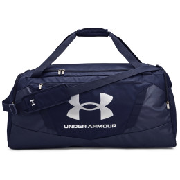 Sac de sport Under Armour Undeniable 5.0 Duffle LG bleue Midnight Navy / Midnight Navy / Metallic Silver