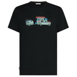 T-shirt homme Icebreaker Men Merino 150 Tech Lite SS Tee Transportage noir Black