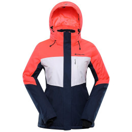 Veste d'hiver femme Alpine Pro Sardara 5 rose / blanc
