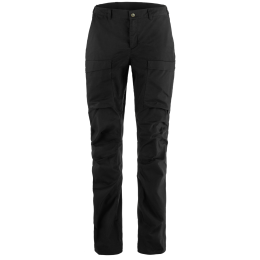 Patalon femme Fjällräven Abisko Hybrid Trail Trousers W noir black