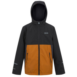 Veste enfant Regatta Hillain Warm Lined noir / brun Blk/PmSp/Ash