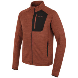 Sweat-shirt homme MOOA Nyore Grid 220 orange cinnamon melange