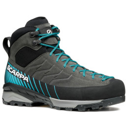 Chaussures montantes de trekking pour hommes Scarpa Mescalito Trk 2 Gtx gris / bleu Shark - Azure