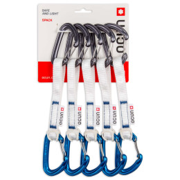 Set dégaines Ocún Kestrel QD Bio-Dyn-Ring 15 mm 15 cm 5-Pack bleue Blue