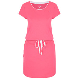 Robe femme Loap Besie rose CmRose/White