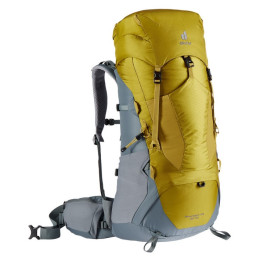 Sac à dos Deuter Aircontact Lite 50+10 gris / jaune TourmericTeal