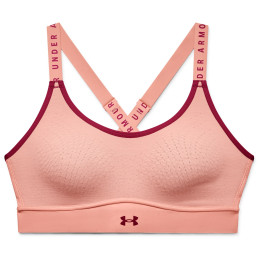 Soutien-gorge sport Under Armour Infinity Mid Bra rose Pink Sands / Pink Sands / Black Rose