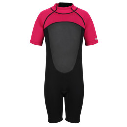 Néoprène Regatta Jnr ShortyWetsuit noir / rose Black/Duches