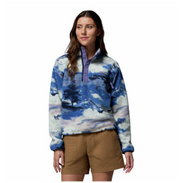 Sweat-shirt femme Columbia Helvetia™ II Printed Cropped Half Snap