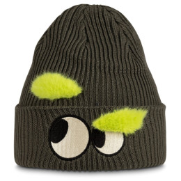 Bonnet enfant Buff Knitted Beanie Fun vert Eyes Beetle Green