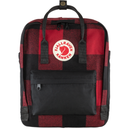 Sac à dos Fjällräven Kånken Re-Wool noir / rouge Redblack