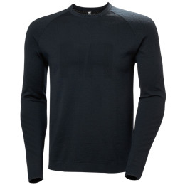 T-shirt fonctionnel homme Helly Hansen Lifa Merino Knitevo Crew noir 990 Black