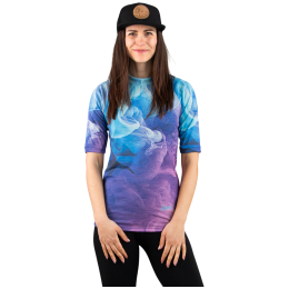 T-shirt fonctionnel femme Drexiss All Mist Violet Merino Active