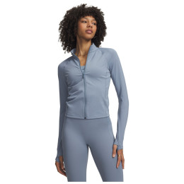Veste polaire fonctionnelle femme Under Armour Vanish Elite Full Zip bleu clair Blue Wind / / Metallic Silver