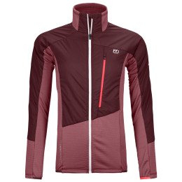 Veste femme Ortovox W's Westalpen Hybrid Jacket rouge Winetasting