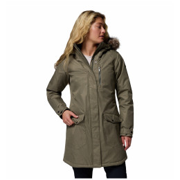Veste d'hiver femme Columbia Suttle Mountain™ Long Insulated Jacket vert Stone Green