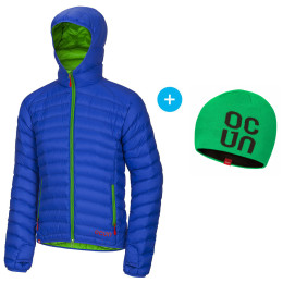Veste homme Ocún Tsunami men + čepice bleu / vert