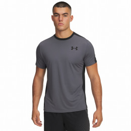 T-shirt homme Under Armour Hg Wordmark Ss noir Castlerock/Black/White