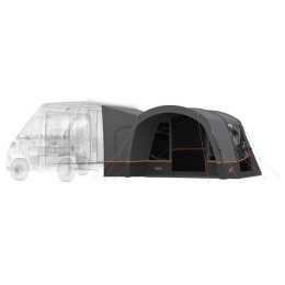 Tente caravane Vango Cove III Air Mid noir / gris Cloud Grey