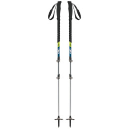 Bâton TSL Tour Alu Compact 3 Cross Swing bleue