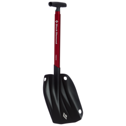 Pelle pliante Black Diamond Transfer Shovel noir / rouge Hyper Red