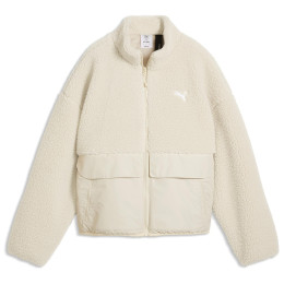 Veste femme Puma Re:Fibre Sherpa Jacket W blanc Alpine Snow
