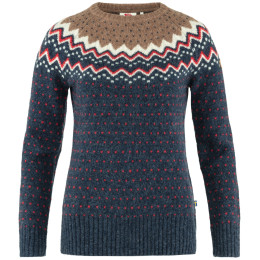 Pull femme Fjällräven Övik Knit Sweater W bleu Navy