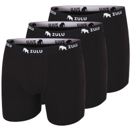 Caleçon homme Zulu Bambus 210 6in 3-pack noir black