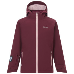 Veste d'hiver fille Regatta Girls Trekktain 3-in-1 II FigPowLilac rouge FigPowLilac