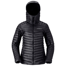 Doudoune femme Norrona trollveggen down800 super light Hood noir Caviar Black