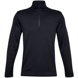 Sweat-shirt homme Under Armour Storm SF 1/2 Zip vert Black / Black / Black