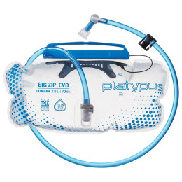 Poche d'hydratation Platypus Big Zip EVO 2.0L Lumbar Transparente