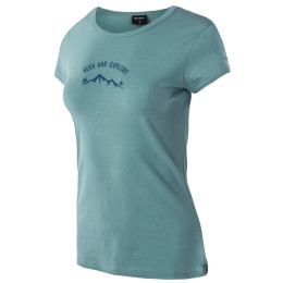 T-shirt femme Hi-Tec Lady Vandra bleue Dusty Turquoise