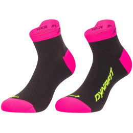 Chaussettes Dynafit Trail Short Sk noir / rose black out PINK GLO/6070