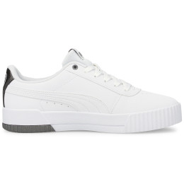 Chaussures femme Puma Carina Raw Metallics blanc white