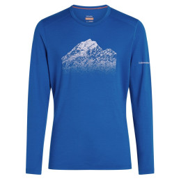 T-shirt fonctionnel homme Icebreaker Men Mer 200 Oasis LS Crewe Rising Light
