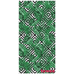 Serviette sechage rapide Towee Monstera 80x160 cm blanc / vert Monster