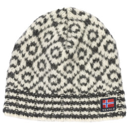 Bonnet d'hiver Devold Svalbard Wool Beanie blanc / noir OFFWHITE/ANTHRACITE