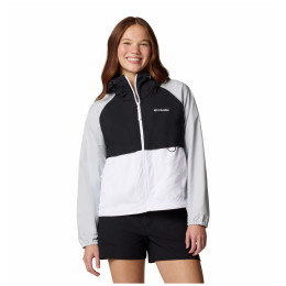 Veste femme Columbia Spire Valley™ Windbreaker blanc White, Black, Cirrus Grey