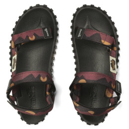 Sandales homme Gumbies Scrambler Burgundy a Orange violet / orange fialová/oranžová