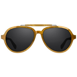 Lunettes soleil Vallon Elmore doré Horn