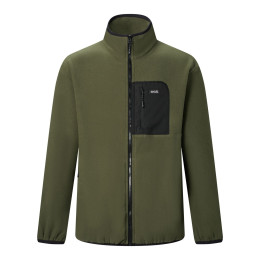 Sweatshirt fonctionnel homme Regatta Frankie Full Zip Fleece kaki DarkKhak/Blk